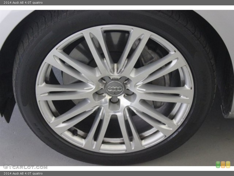 2014 Audi A8 4.0T quattro Wheel and Tire Photo #104743409