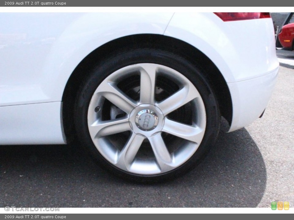 2009 Audi TT 2.0T quattro Coupe Wheel and Tire Photo #104769496
