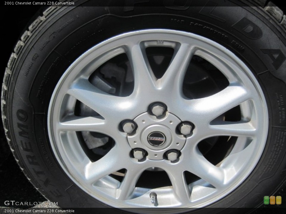 2001 Chevrolet Camaro Z28 Convertible Wheel and Tire Photo #104801215
