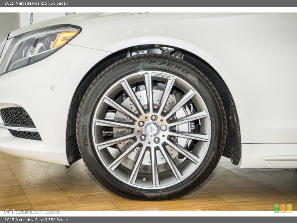 2015 Mercedes-Benz S 550 Sedan Wheel and Tire Photo #104813101