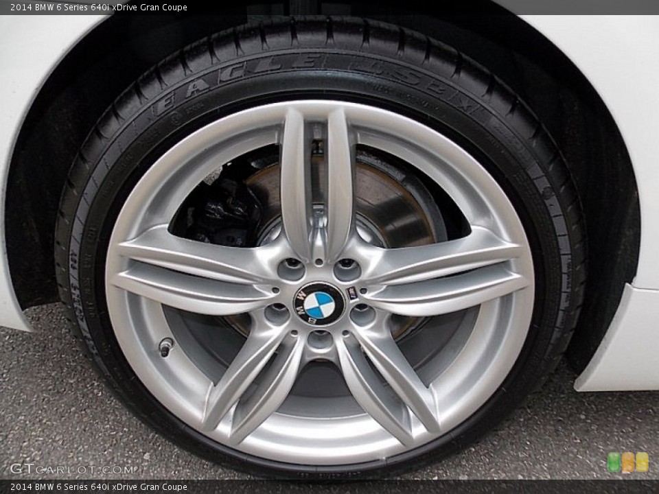 2014 BMW 6 Series 640i xDrive Gran Coupe Wheel and Tire Photo #104816202