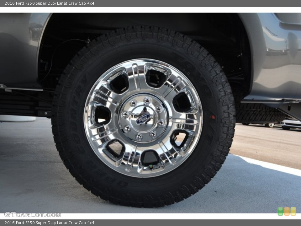 2016 Ford F250 Super Duty Lariat Crew Cab 4x4 Wheel and Tire Photo #104858243