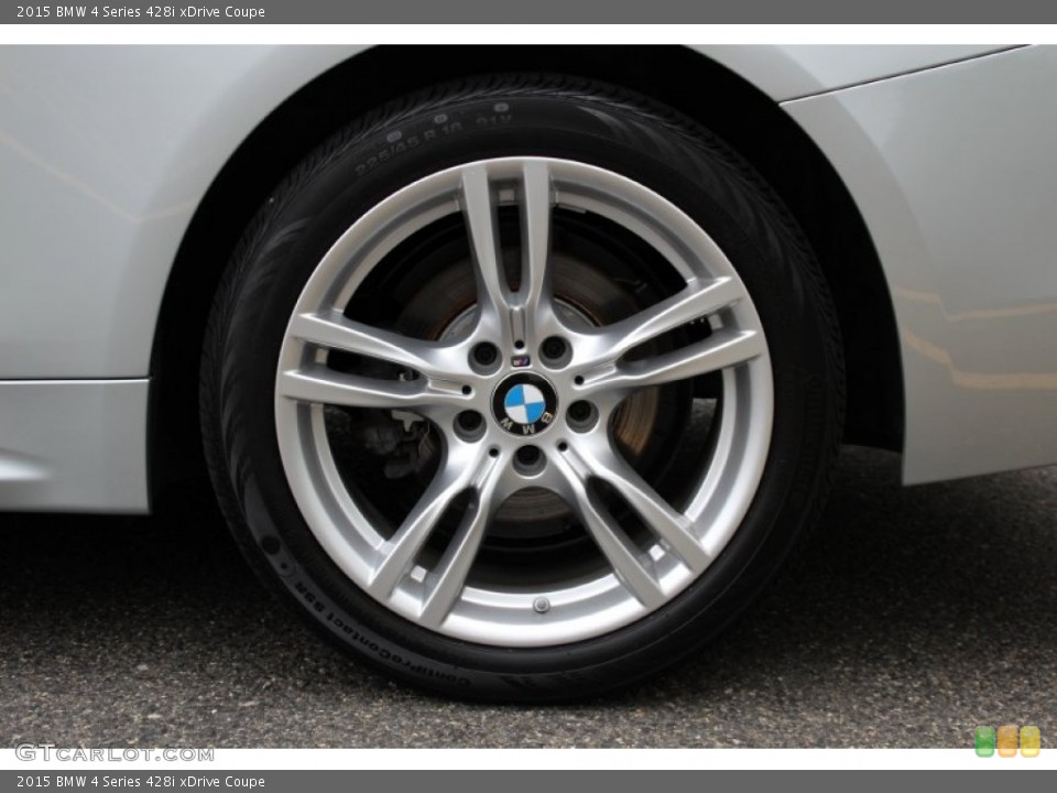 2015 BMW 4 Series 428i xDrive Coupe Wheel and Tire Photo #104872802