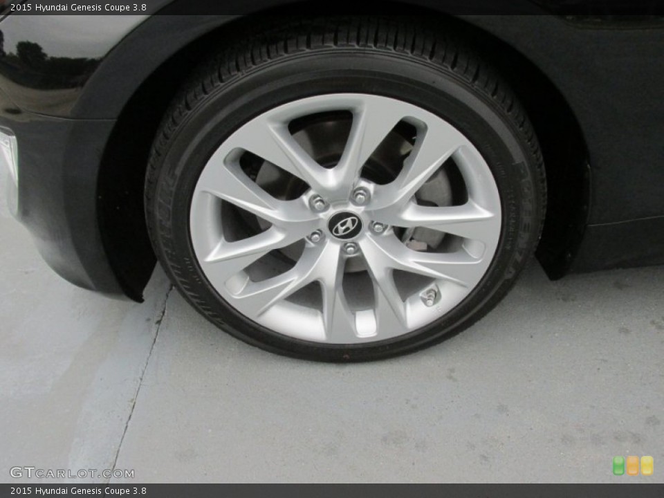 2015 Hyundai Genesis Coupe 3.8 Wheel and Tire Photo #104891105