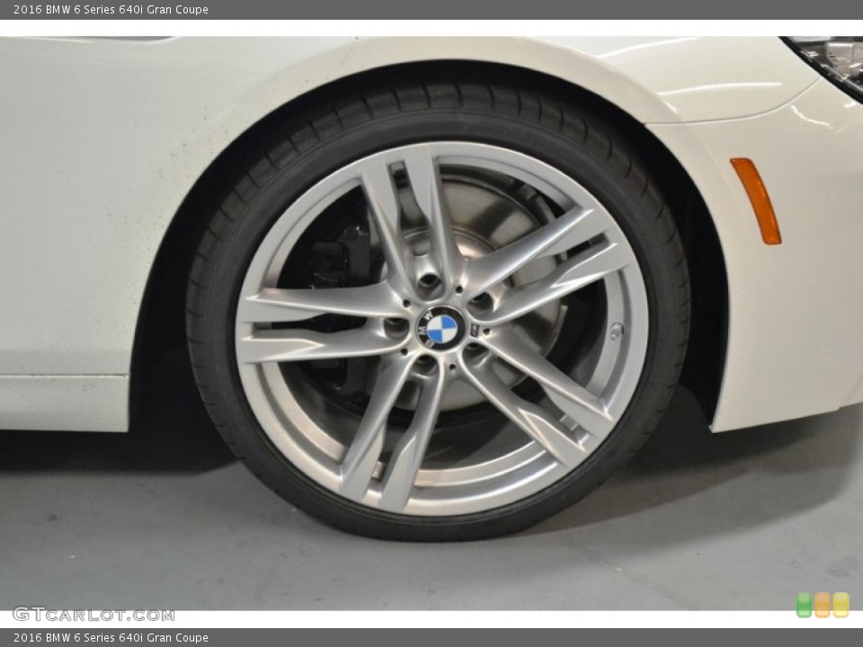 2016 BMW 6 Series 640i Gran Coupe Wheel and Tire Photo #104917109