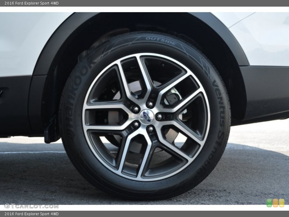 2016 Ford Explorer Sport 4WD Wheel and Tire Photo #104920658