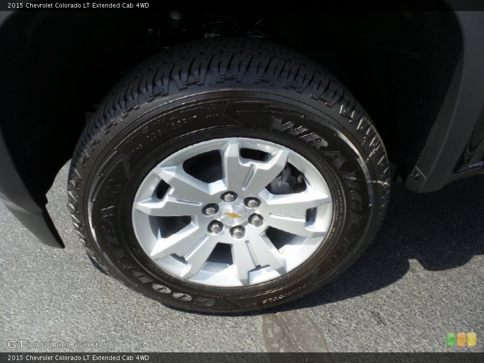 2015 Chevrolet Colorado LT Extended Cab 4WD Wheel and Tire Photo #104999979