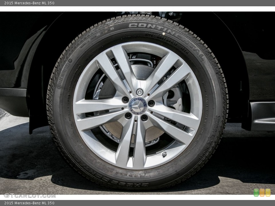 2015 Mercedes-Benz ML 350 Wheel and Tire Photo #105041498