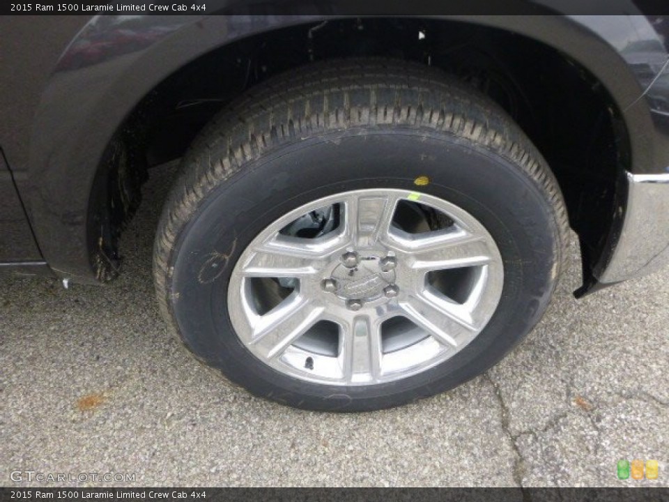 2015 Ram 1500 Laramie Limited Crew Cab 4x4 Wheel and Tire Photo #105066369