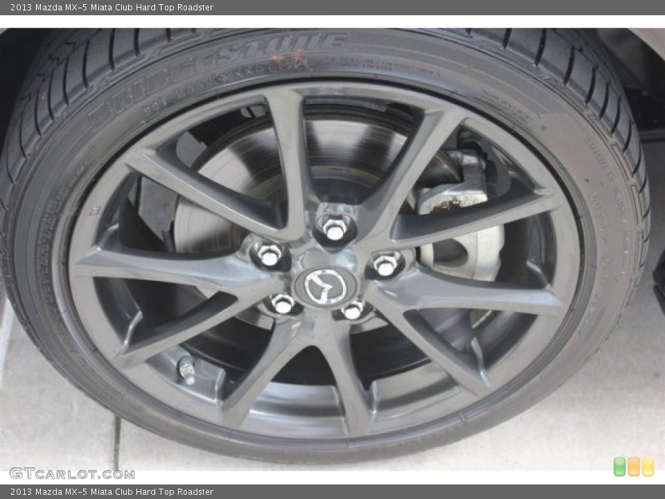 2013 Mazda MX-5 Miata Club Hard Top Roadster Wheel and Tire Photo #105083322