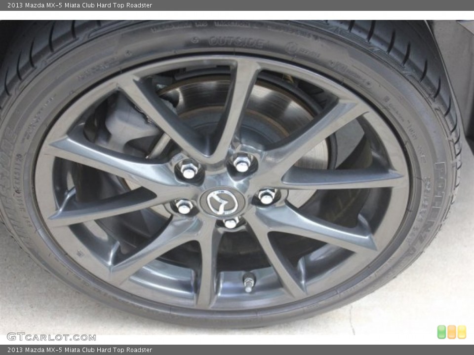 2013 Mazda MX-5 Miata Club Hard Top Roadster Wheel and Tire Photo #105083370