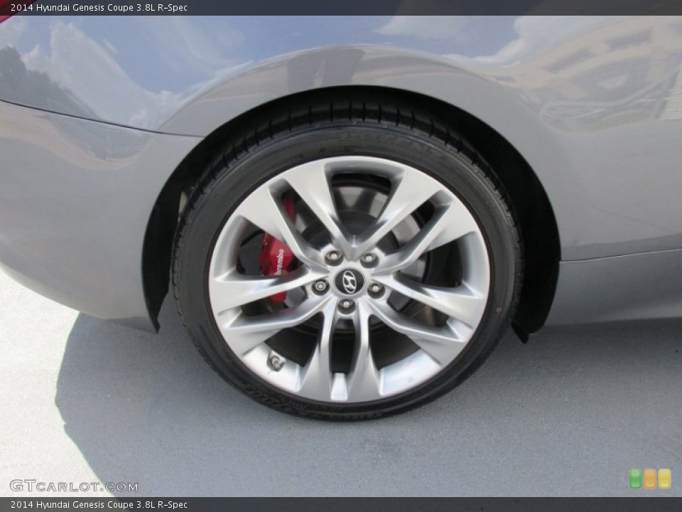 2014 Hyundai Genesis Coupe 3.8L R-Spec Wheel and Tire Photo #105095415