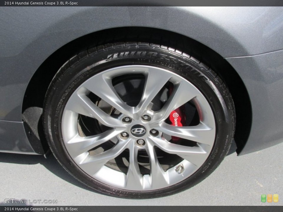 2014 Hyundai Genesis Coupe 3.8L R-Spec Wheel and Tire Photo #105095424
