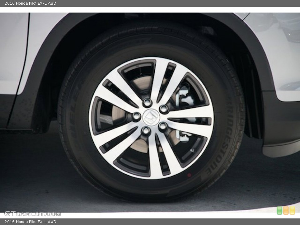 2016 Honda Pilot EX-L AWD Wheel and Tire Photo #105105051