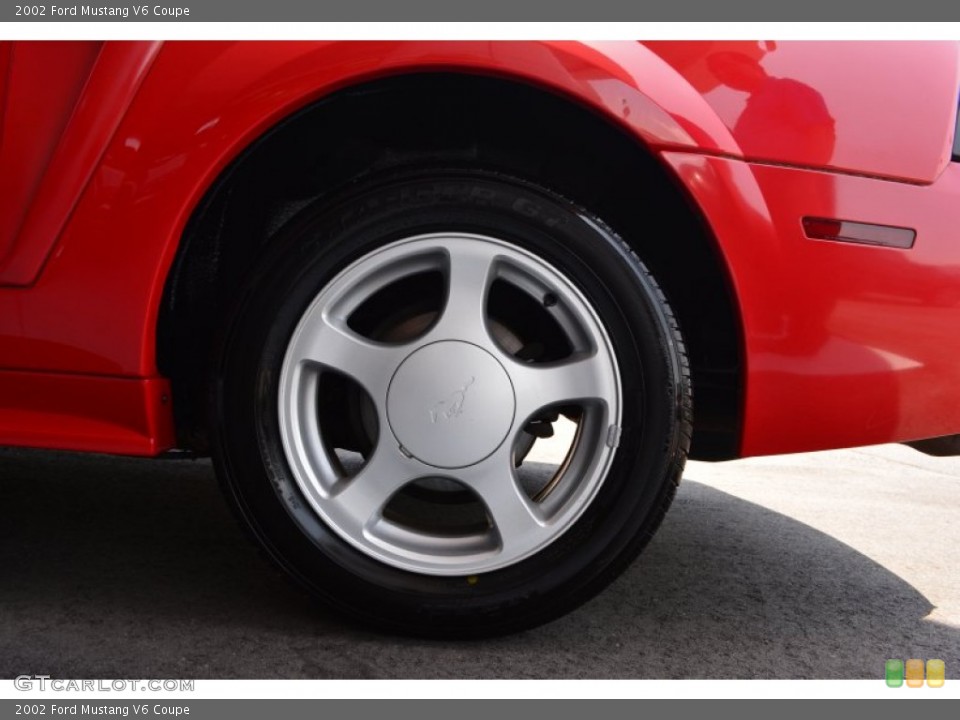 2002 Ford Mustang V6 Coupe Wheel and Tire Photo #105117906