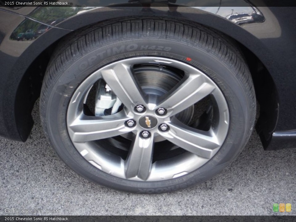 2015 Chevrolet Sonic RS Hatchback Wheel and Tire Photo #105136728