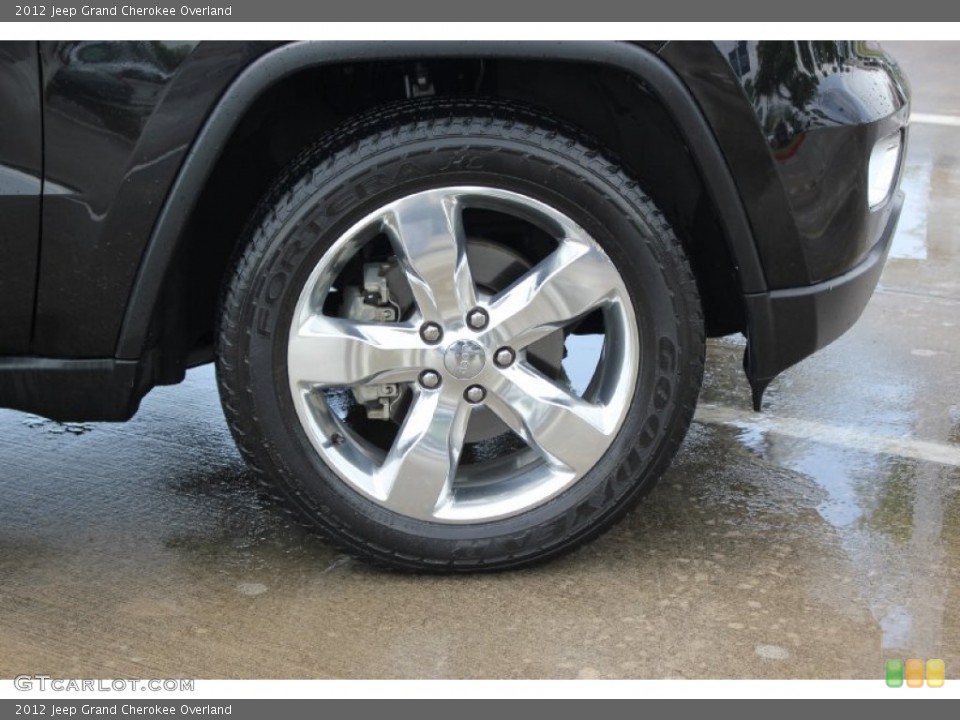2012 Jeep Grand Cherokee Overland Wheel and Tire Photo #105173814