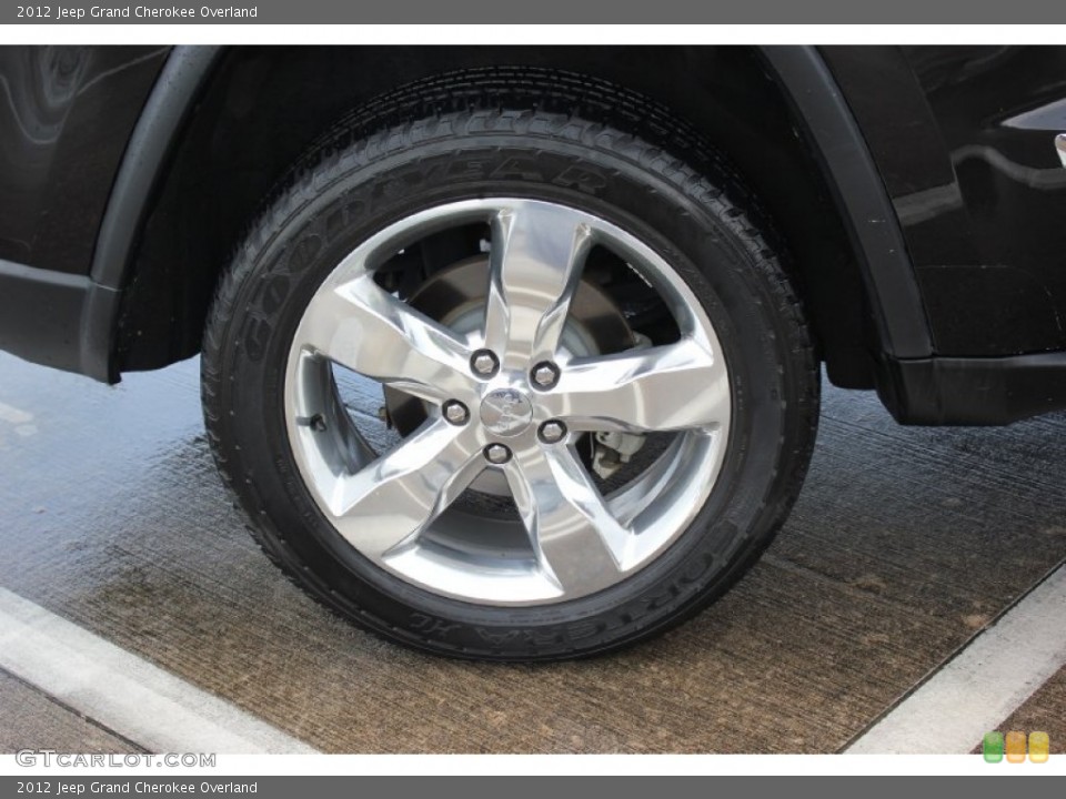 2012 Jeep Grand Cherokee Overland Wheel and Tire Photo #105173823