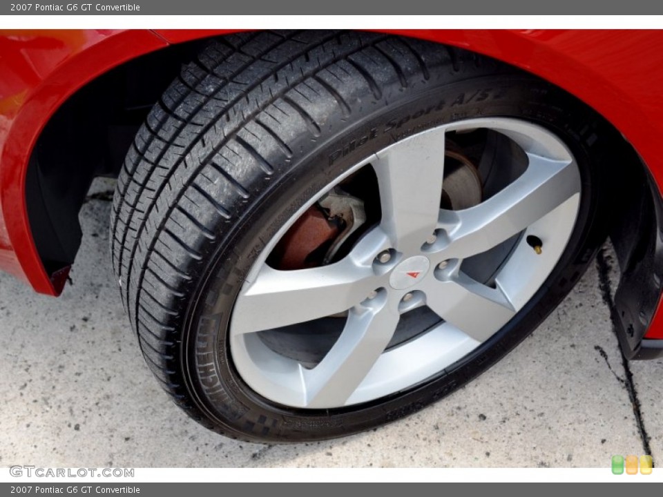 2007 Pontiac G6 GT Convertible Wheel and Tire Photo #105192560