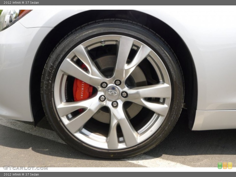 2012 Infiniti M 37 Sedan Wheel and Tire Photo #105223577
