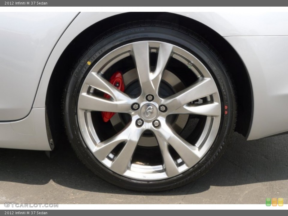 2012 Infiniti M 37 Sedan Wheel and Tire Photo #105223667
