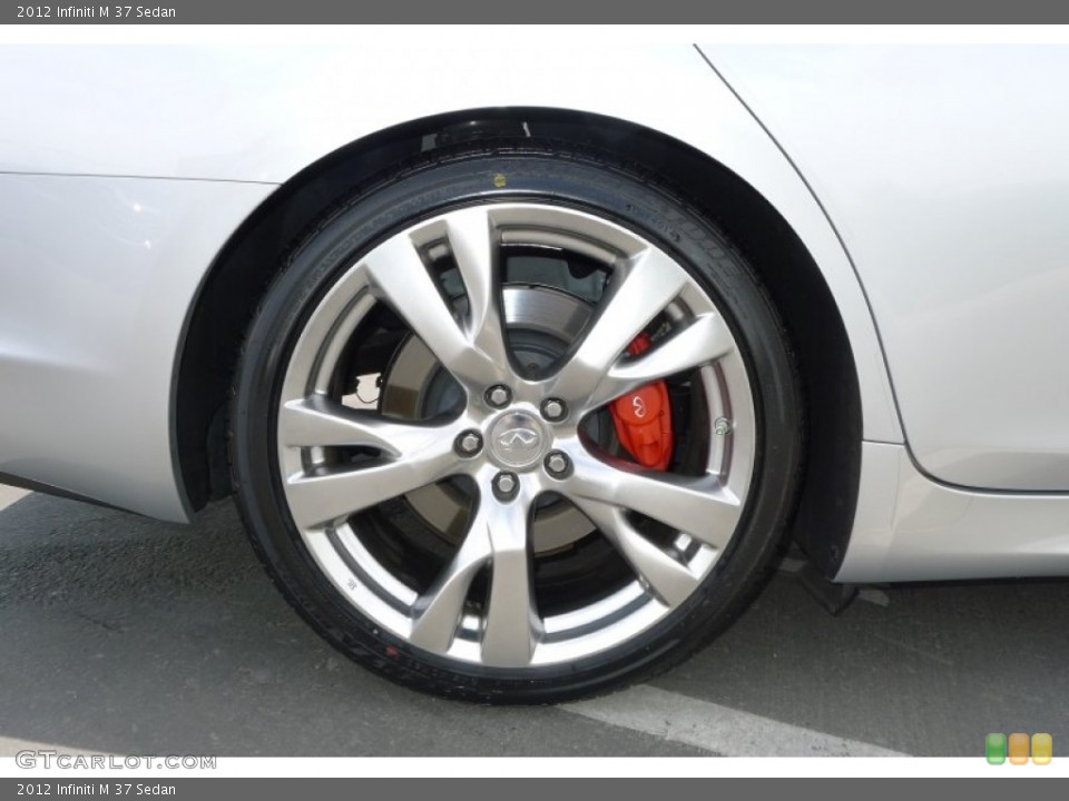 2012 Infiniti M 37 Sedan Wheel and Tire Photo #105223685