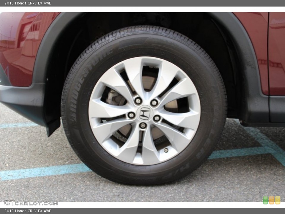 2013 Honda CR-V EX AWD Wheel and Tire Photo #105224855