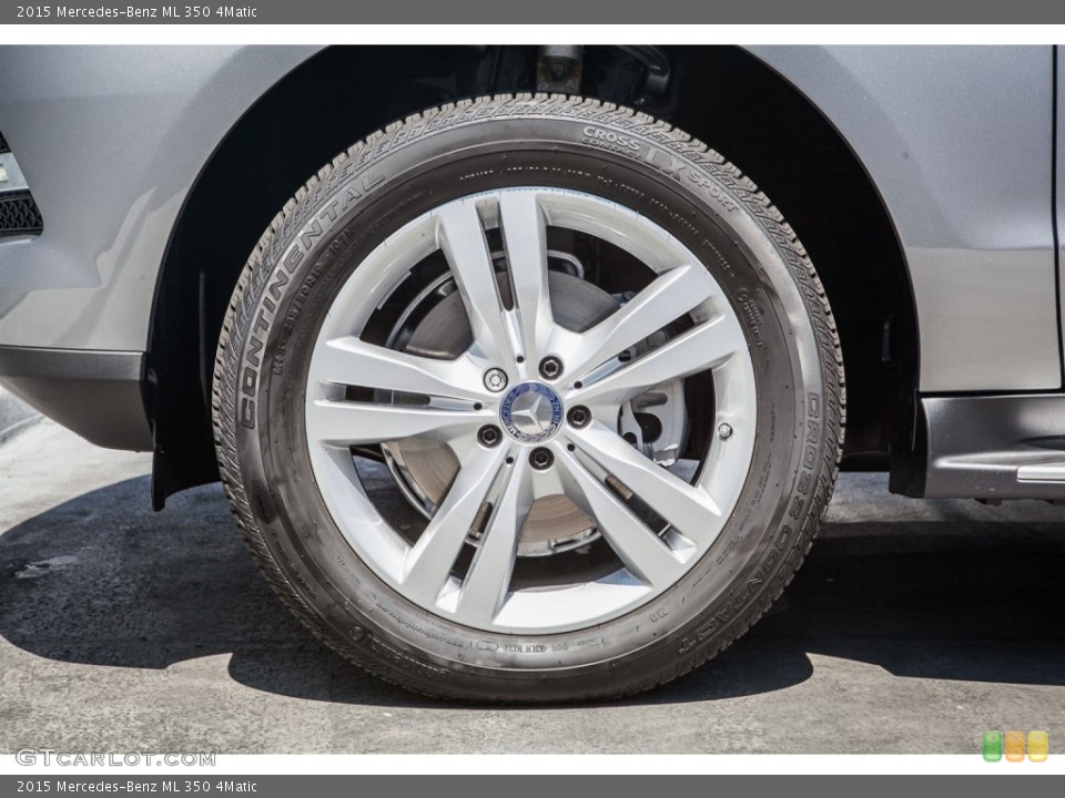 2015 Mercedes-Benz ML 350 4Matic Wheel and Tire Photo #105230576