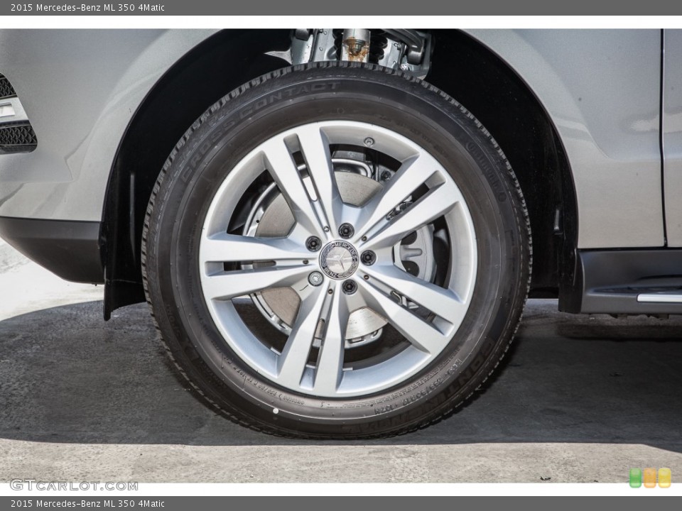 2015 Mercedes-Benz ML 350 4Matic Wheel and Tire Photo #105231080