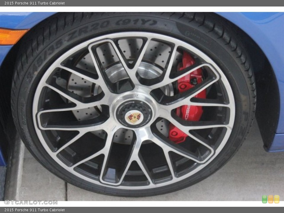 2015 Porsche 911 Turbo Cabriolet Wheel and Tire Photo #105242462