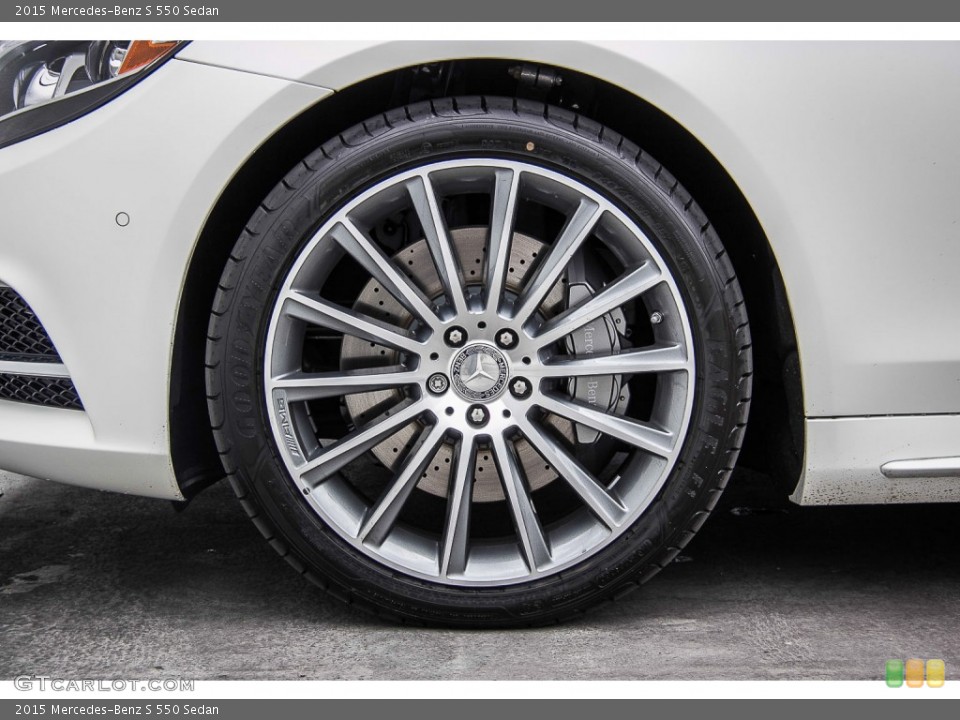 2015 Mercedes-Benz S 550 Sedan Wheel and Tire Photo #105257922