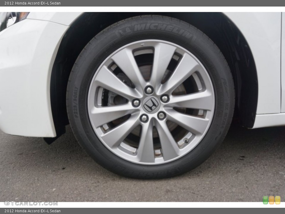 2012 Honda Accord EX-L Sedan Wheel and Tire Photo #105302207
