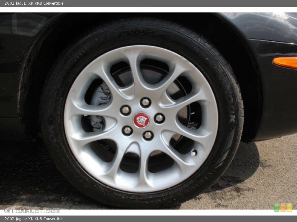 2002 Jaguar XK XK8 Convertible Wheel and Tire Photo #105302471