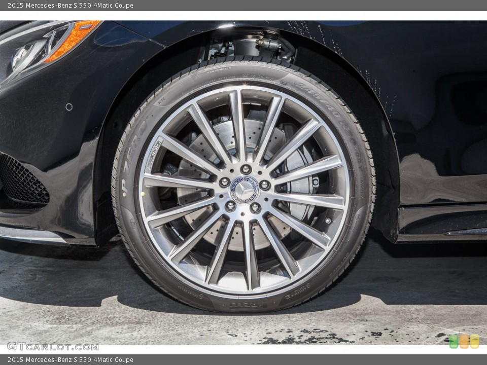 2015 Mercedes-Benz S 550 4Matic Coupe Wheel and Tire Photo #105308304