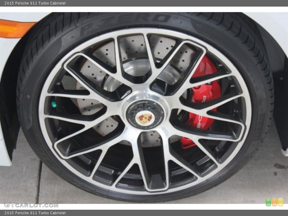 2015 Porsche 911 Turbo Cabriolet Wheel and Tire Photo #105313658
