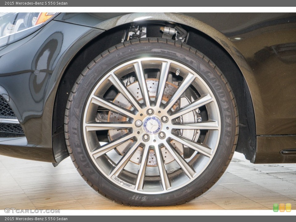 2015 Mercedes-Benz S 550 Sedan Wheel and Tire Photo #105320771