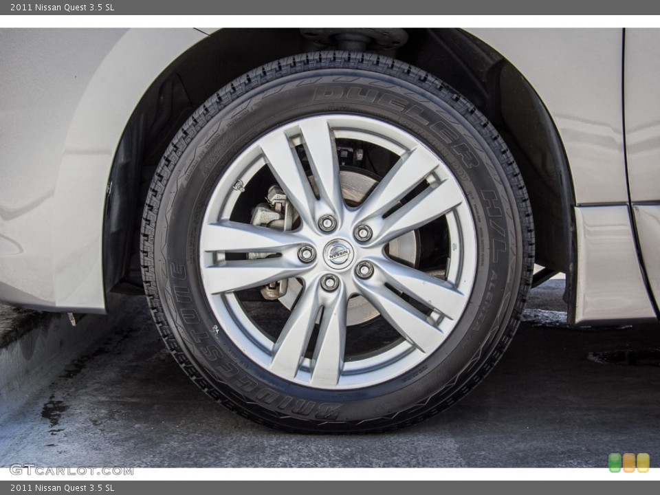 2011 Nissan Quest 3.5 SL Wheel and Tire Photo #105321215