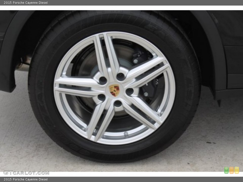 2015 Porsche Cayenne Diesel Wheel and Tire Photo #105322229