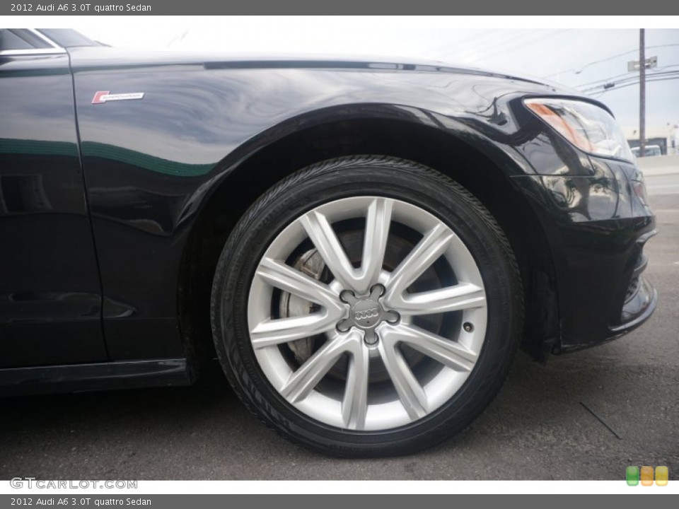 2012 Audi A6 3.0T quattro Sedan Wheel and Tire Photo #105339368