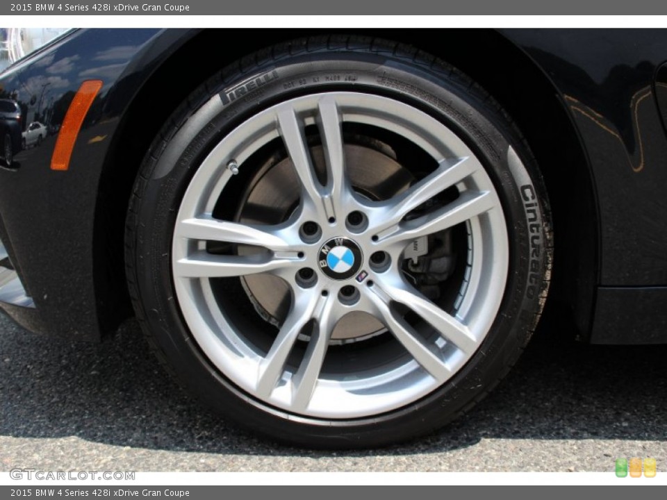 2015 BMW 4 Series 428i xDrive Gran Coupe Wheel and Tire Photo #105356473