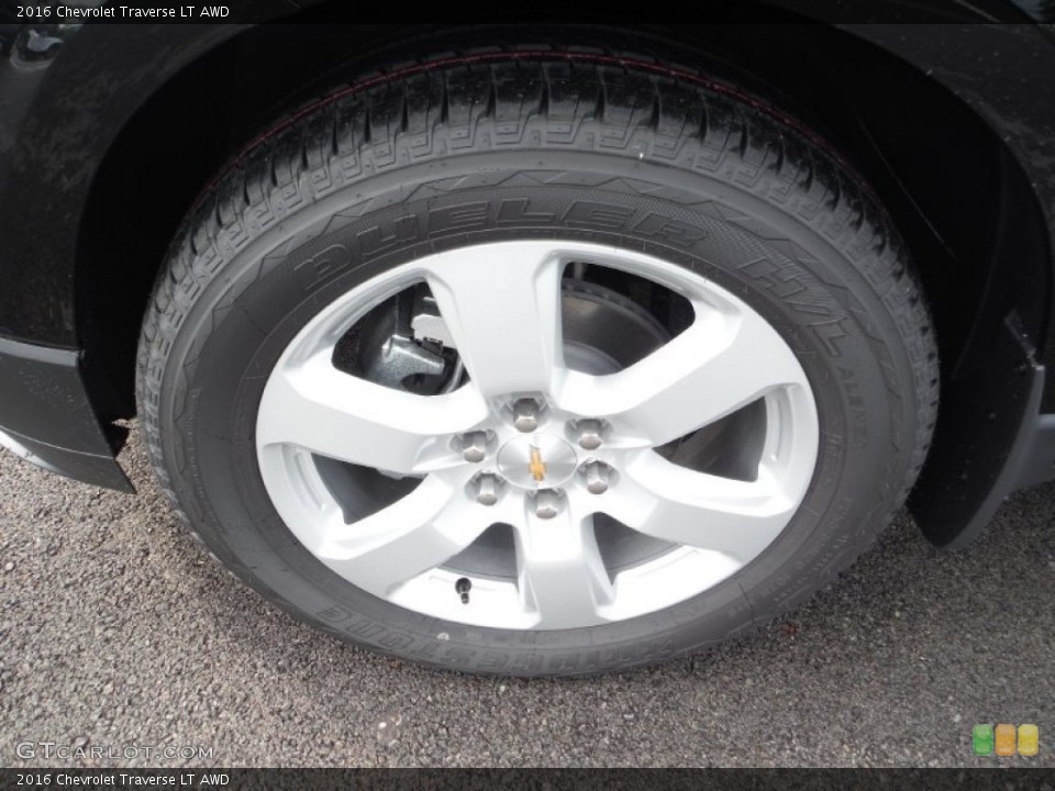 2016 Chevrolet Traverse LT AWD Wheel and Tire Photo #105385372