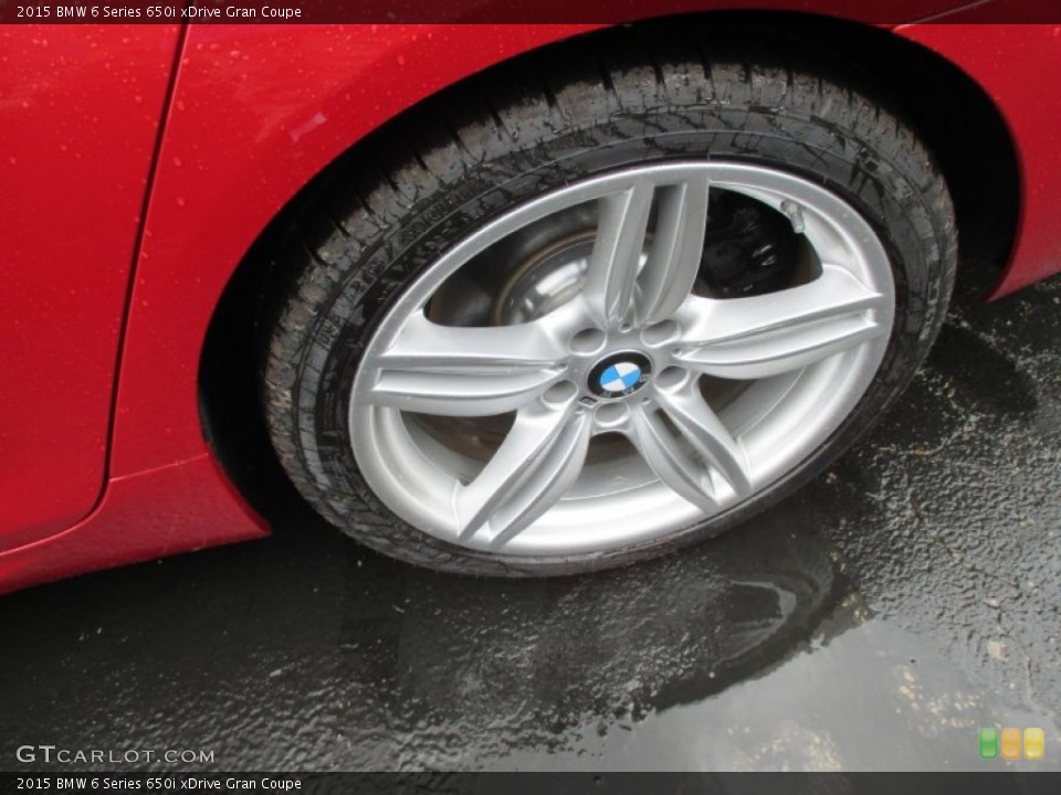 2015 BMW 6 Series 650i xDrive Gran Coupe Wheel and Tire Photo #105431756
