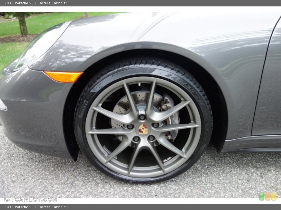 2013 Porsche 911 Carrera Cabriolet Wheel and Tire Photo #105441449