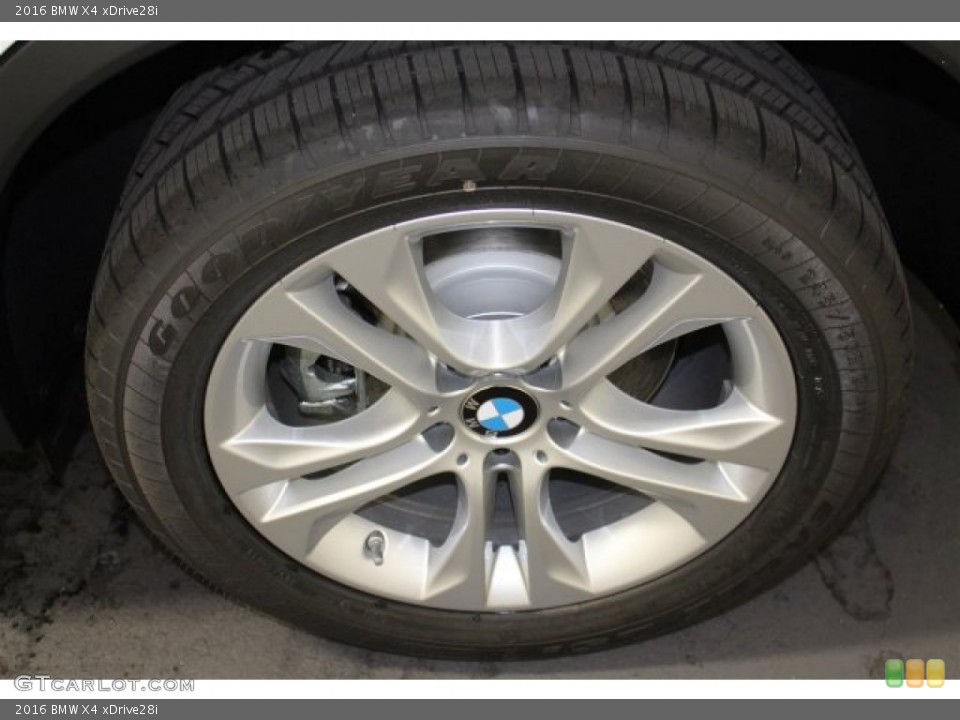2016 BMW X4 xDrive28i Wheel and Tire Photo #105448928