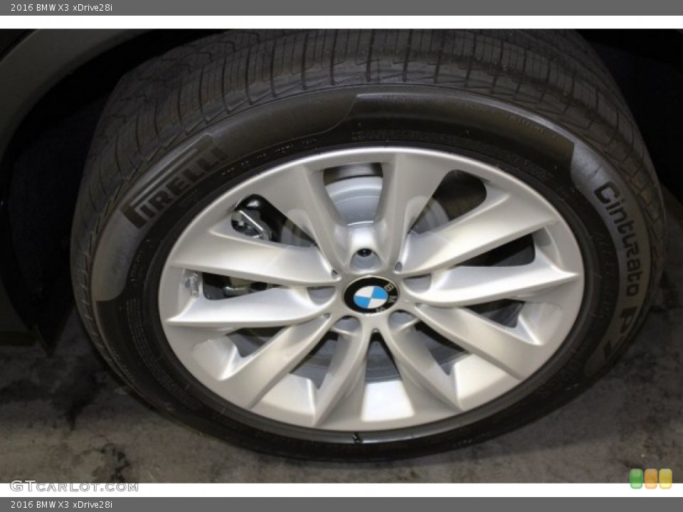 2016 BMW X3 xDrive28i Wheel and Tire Photo #105449048