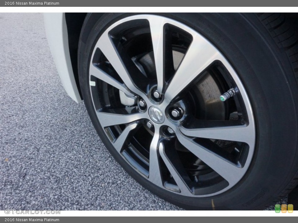 2016 Nissan Maxima Platinum Wheel and Tire Photo #105452132