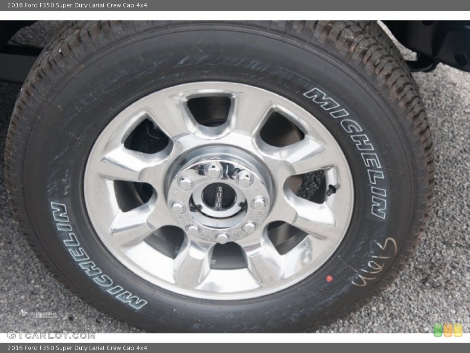 2016 Ford F350 Super Duty Lariat Crew Cab 4x4 Wheel and Tire Photo #105479145