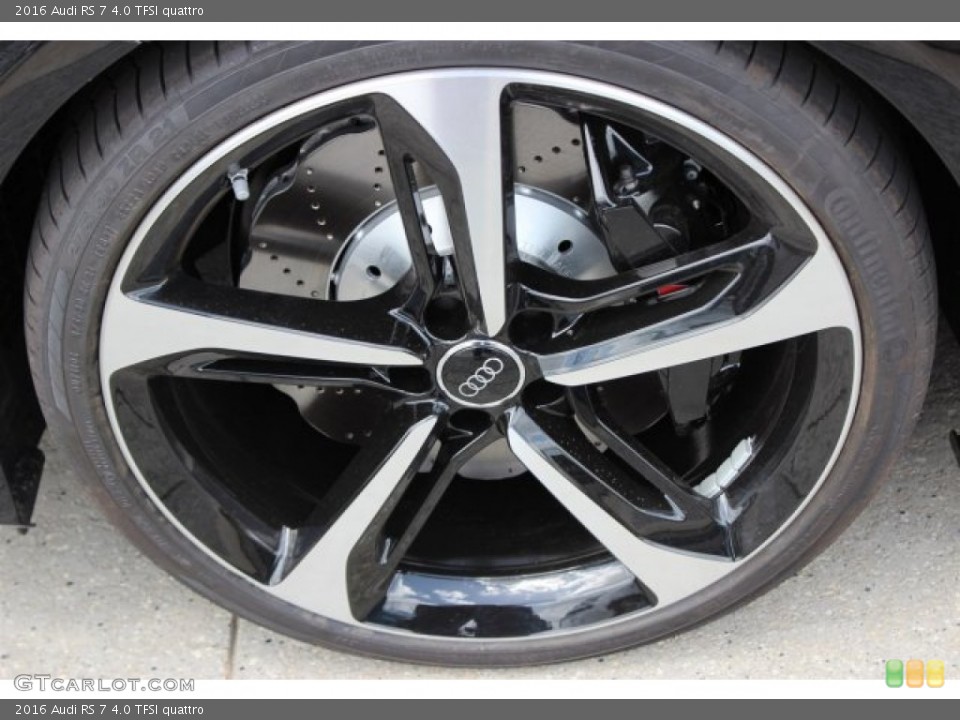 2016 Audi RS 7 4.0 TFSI quattro Wheel and Tire Photo #105490291