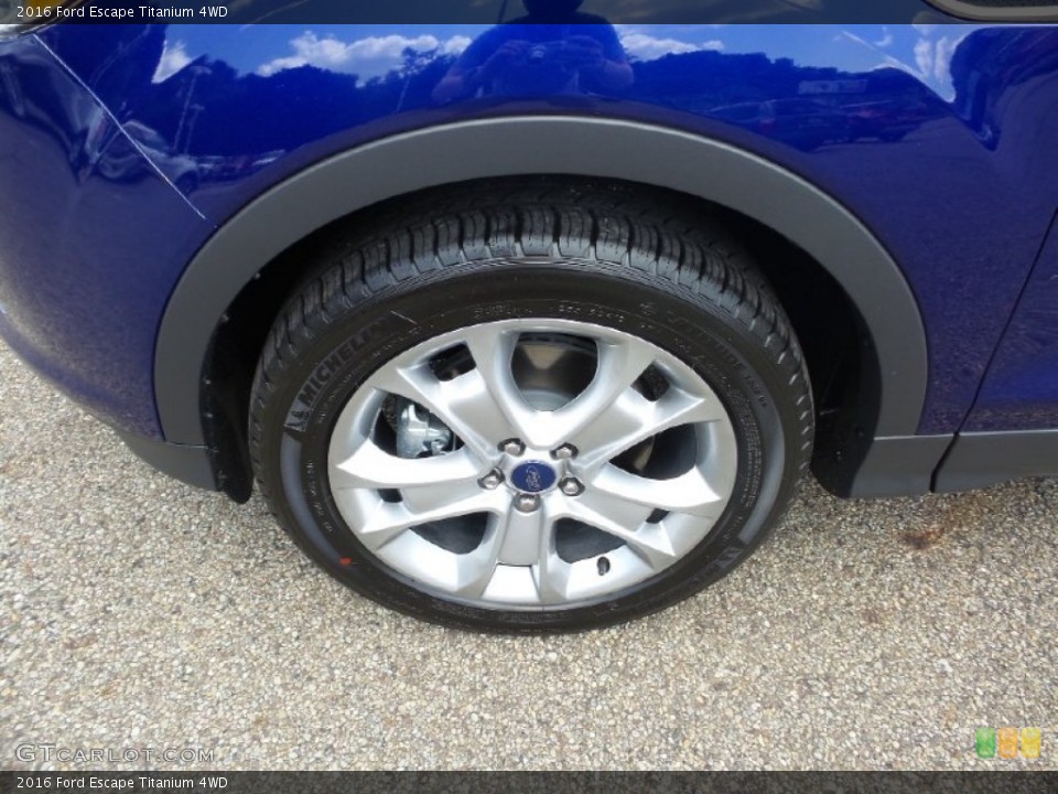 2016 Ford Escape Titanium 4WD Wheel and Tire Photo #105523904