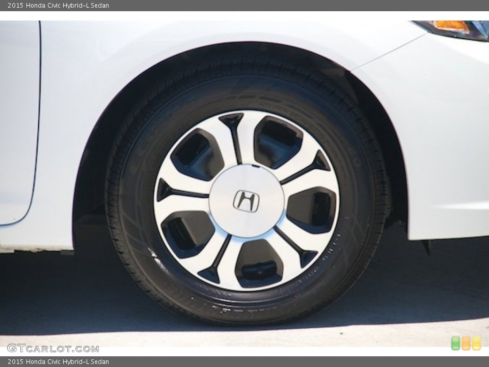 2015 Honda Civic Hybrid-L Sedan Wheel and Tire Photo #105545013